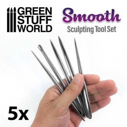 5x Sculpture Tools - Smooth