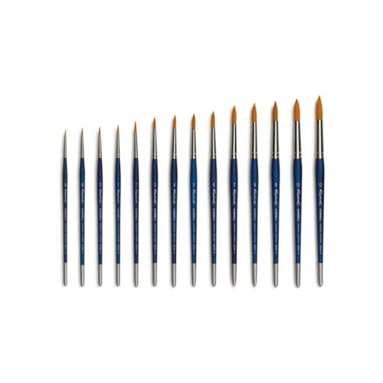 Lot De 5 Pinceaux Silicone AK Interactive - Pointe Rigide, Taille Moyenne