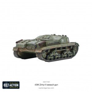 Maquette 3D Imprimée 43M Zrinyi II SPG Hongrois WWII - Échelles 1/48 à 1/87 - WargameZone - Neuf