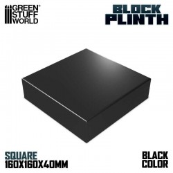 Square plinth 16x16 cm - Black
