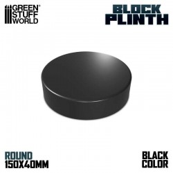 Round Plinth 15 cm - Black