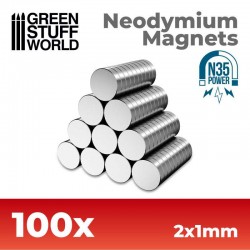 Neodymium Magnets 2x1mm -...