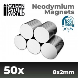 Neodymium Magnets 8x2mm -...