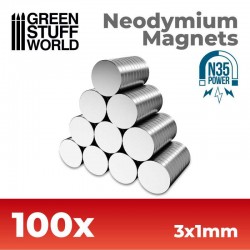 Neodymium Magnets 3x1mm -...