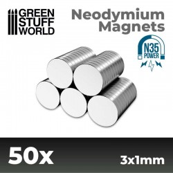 Neodymium Magnets 3x1mm -...