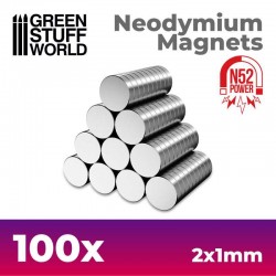 Neodymium Magnets 2x1mm -...