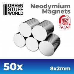Neodymium Magnets 8x2mm -...