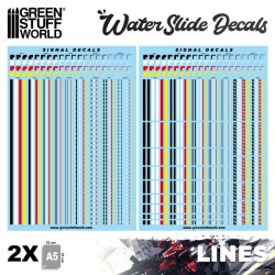 Waterslide Decals - Lines