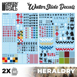 Waterslide Decals -  Heraldry