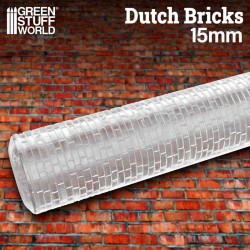 Rolling Pin DUTCH Bricks 15mm