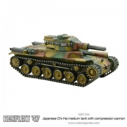 Chi-Ha medium tank with...
