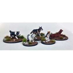 Chiens ( 5 Figurines )