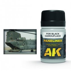 Paneliner Camouflage Noir