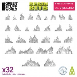 Flammes de feu petites...