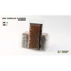 Red Camellia Flowers - 6mm