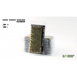 Dark Green Shrubs - 6mm