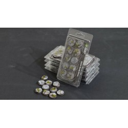 Temple - Round 25mm (x10)