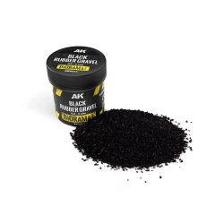 Black Rubber Gravel 0,8-2mm