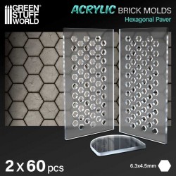 Acrylic molds - Hexagonal...
