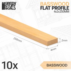 Basswood Flat Profile -...