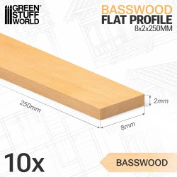 Basswood Flat Profile -...