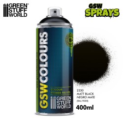 Spray Couleurs Noir mat 400ml
