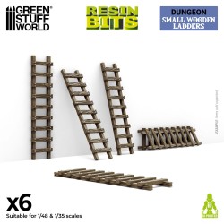 Small Wooden Ladders 1:48-1:35