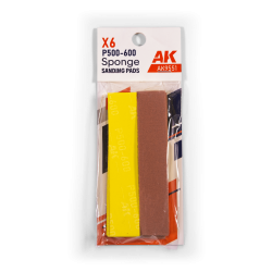 Sponge P500-600 Grit - 6 Units