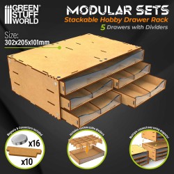 Stackable Hobby Drawer Rack...