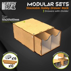 Demi-module de rangement à...