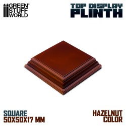 Square Wood display bases...