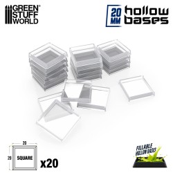 Plastic Clear Square Hollow...