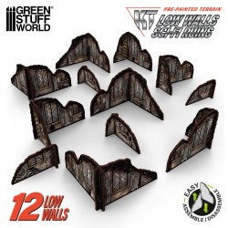 Murs Sci-Fi en ruines...