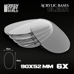 Acrylic Bases - Oval Pill...
