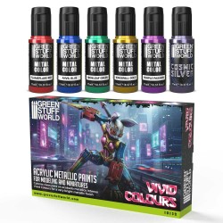 Set Peintures Metalliques -...