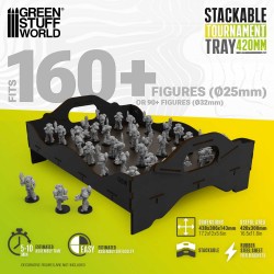 Stackable tournament tray...