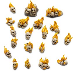 Resin Burning Skulls 1:48-1:35