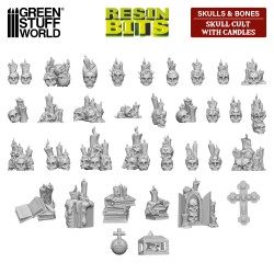 Crânes et bougies 1:48-1:35