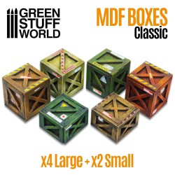 Classic Wood Crates 1:48-1:35