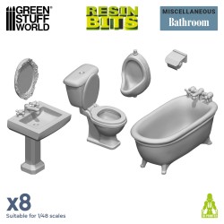 Toilet and WC set 1:48