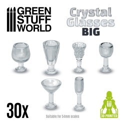 Crystal Glasses - Big Cups...