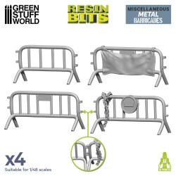Metal Barricades 1:48