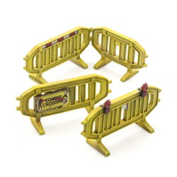 Plastic Barricades 1:48