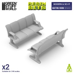 Bancs de salle d'attente 1:48