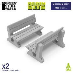 Bancs en bois 1:48