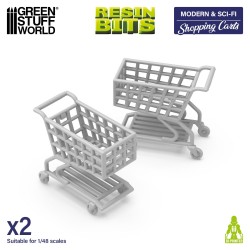 Chariot de supermarché 1:48