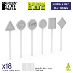 Panneaux de signalisation 1:48