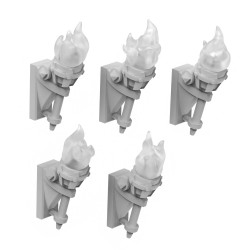 Wall Torches for 3mm LEDs...