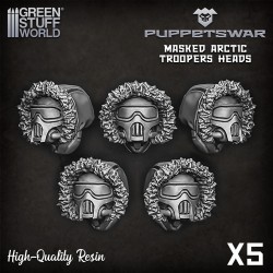 Masked Arctic Troopers Heads