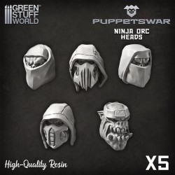 Ninja Orc Heads